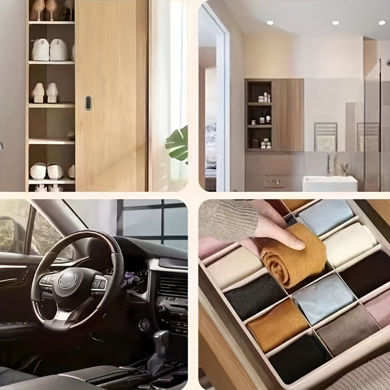 100 ta Limon Yasmin Sachets Havo tozalash uchun shkaf, avtomobil, xona uchun qattiq aromatizator tabletkalari