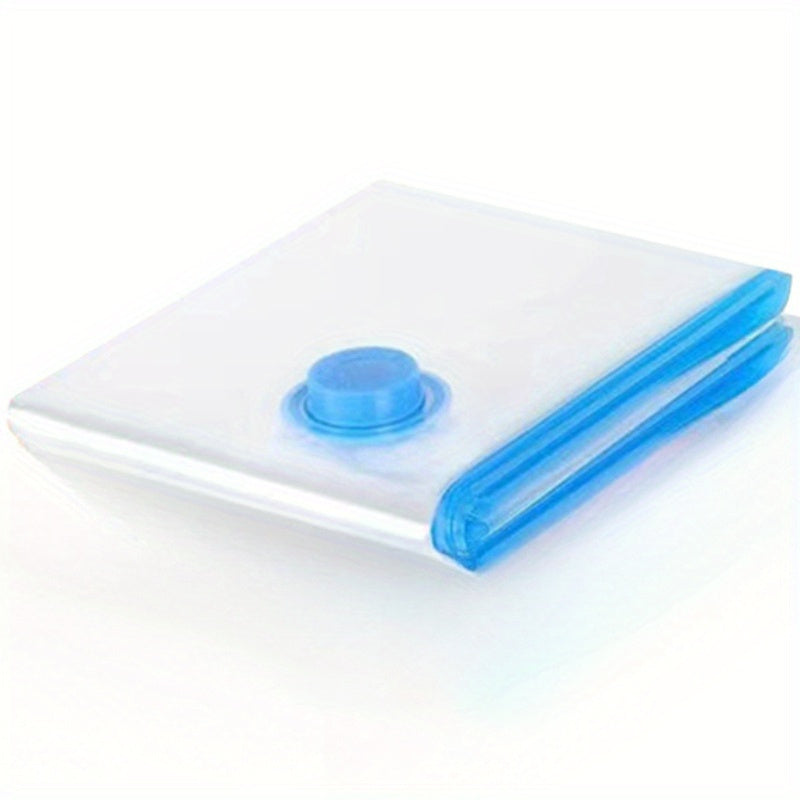 Set of 5 Thickened Vacuum Storage Bags for Clothes and Quilts Clear Organizing