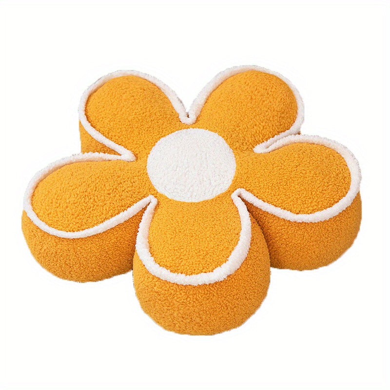 Cojín floral de 50cm para decoración de sofá, almohada gruesa, acento para el hogar