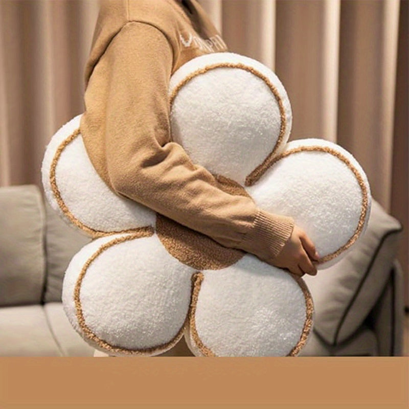 Floral Cushion 50cm for Sofa Decor Thick Pillow Home Accent