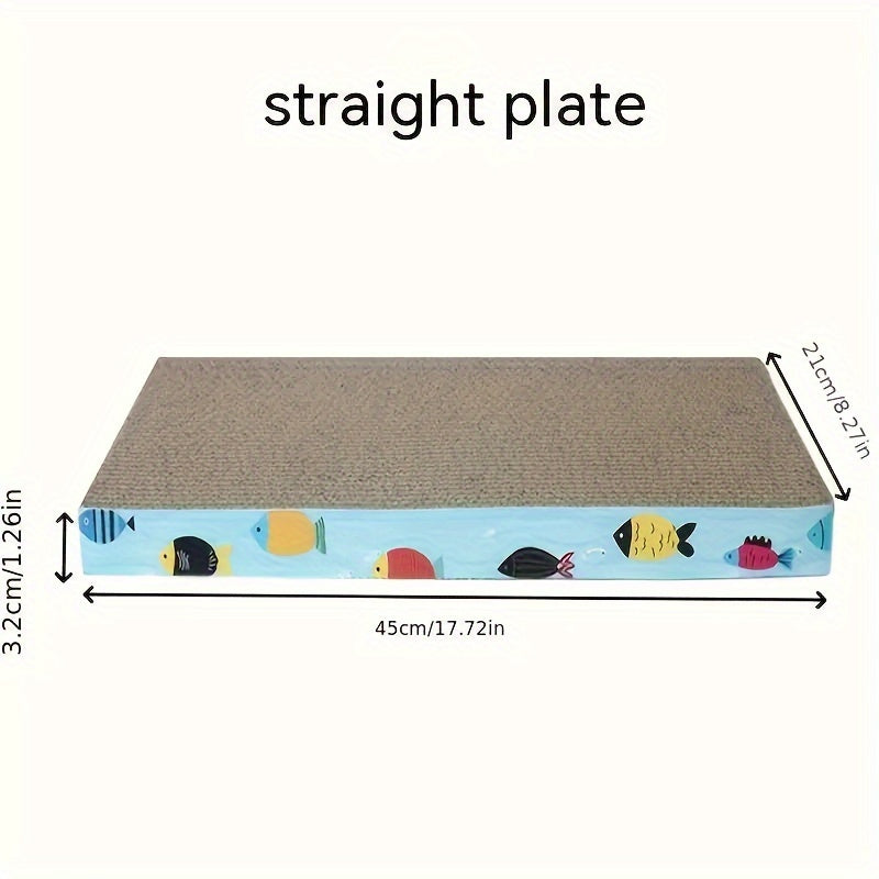 High-Density Corrugated Cardboard Reversible Cat Lounge and Scratcher