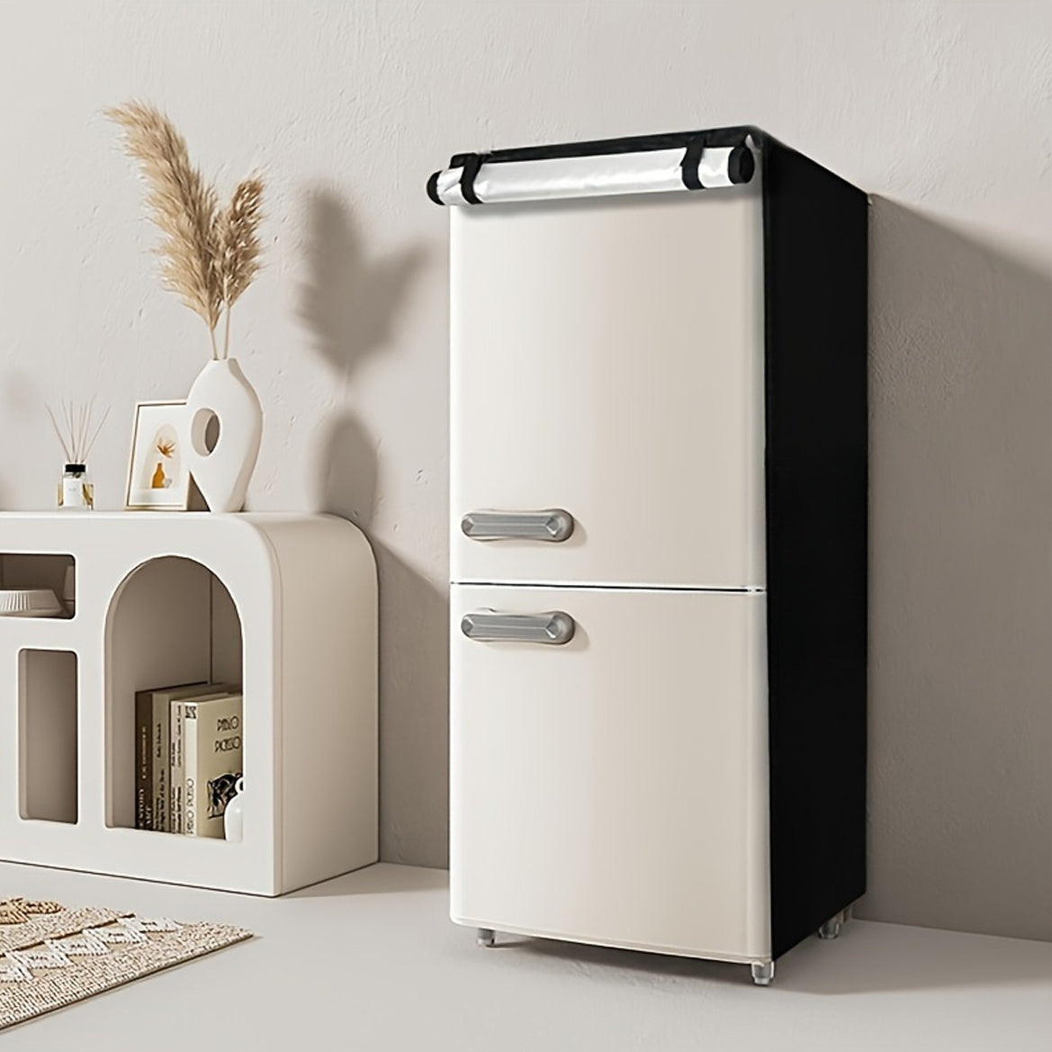 Водонепроницаемый чехол для вертикального морозильника из полиэстера защищает от пыли и солнца, подходит для мини-холодильников объемом 5-7,5 кубических футов, не требует электроэнергии.