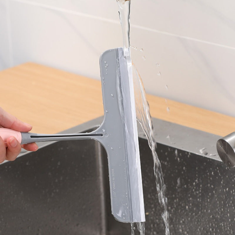 Multi-Surface Cleaning Set with Scrubbing Sponge Spray Bottle and Glass Wiper