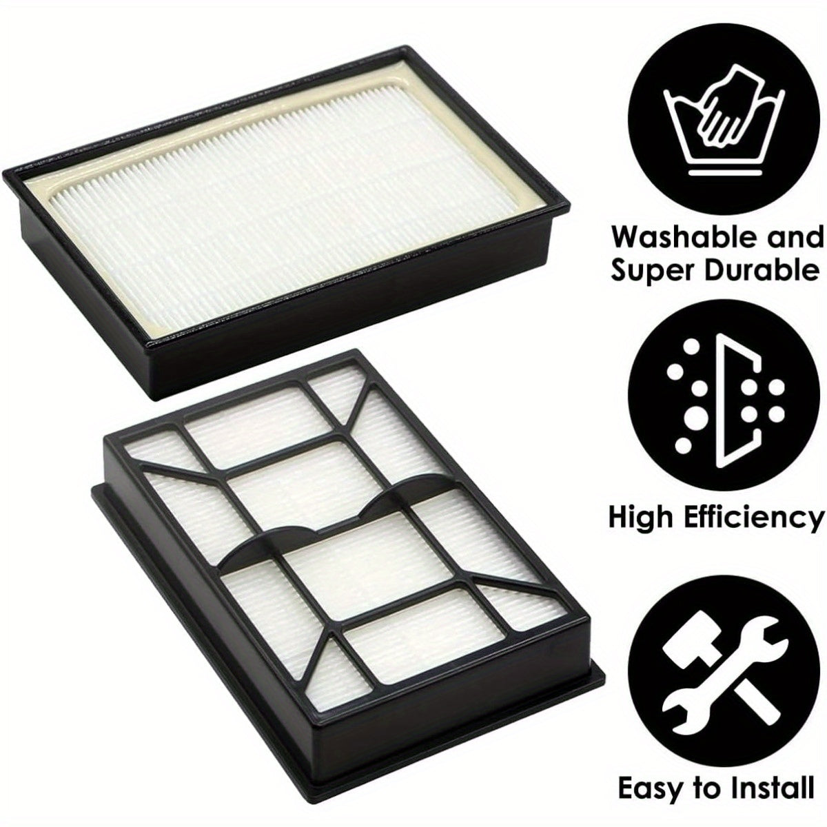 Ustun va konteynerli changyutgichlar uchun HEPA almashtirish filtri, bir nechta modellarga mos keladi