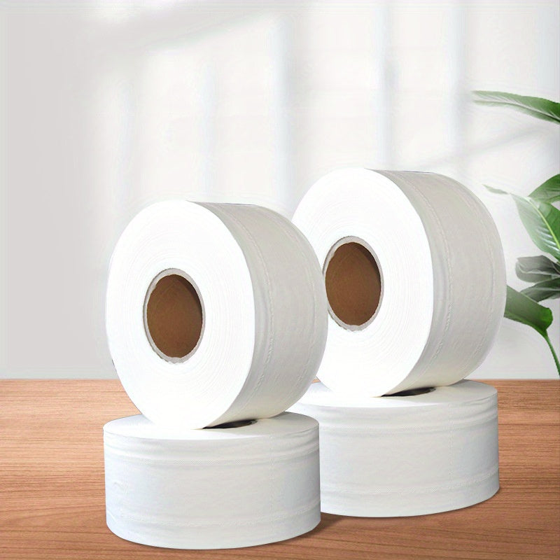 Оптовая упаковка туалетной бумаги с необработанным деревянным сердечником, доступна в упаковках по 4 или 6 штук, идеально подходит для уборки в доме, на кухне и в ресторане, без красителей.