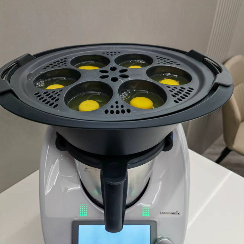 Kichik oshxona tuxum bug'ini pishiruvchi va bug'li idish bilan to'rt qavatli tuxum pishiruvchi