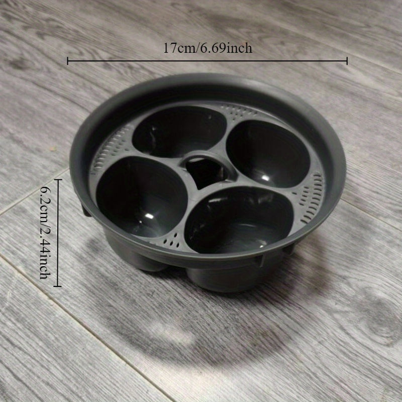 Kichik oshxona tuxum bug'ini pishiruvchi va bug'li idish bilan to'rt qavatli tuxum pishiruvchi