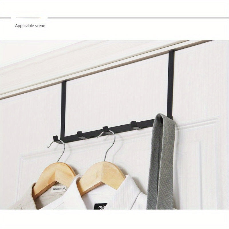 Organizador de estantería de almacenamiento de metal para puerta de uso pesado para cocina, baño y hogar