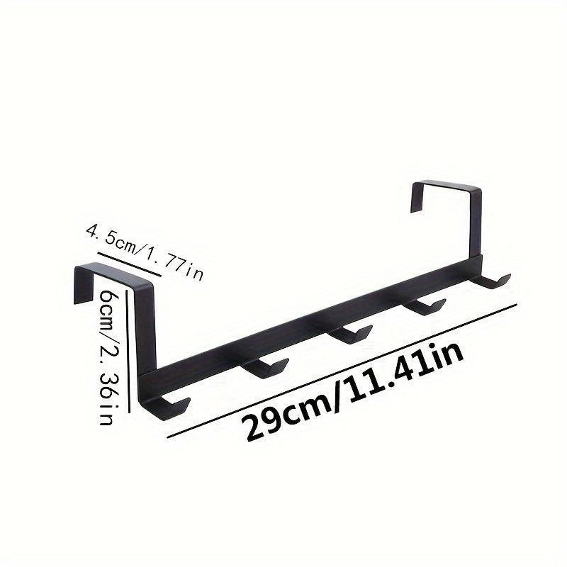 Organizador de estantería de almacenamiento de metal para puerta de uso pesado para cocina, baño y hogar