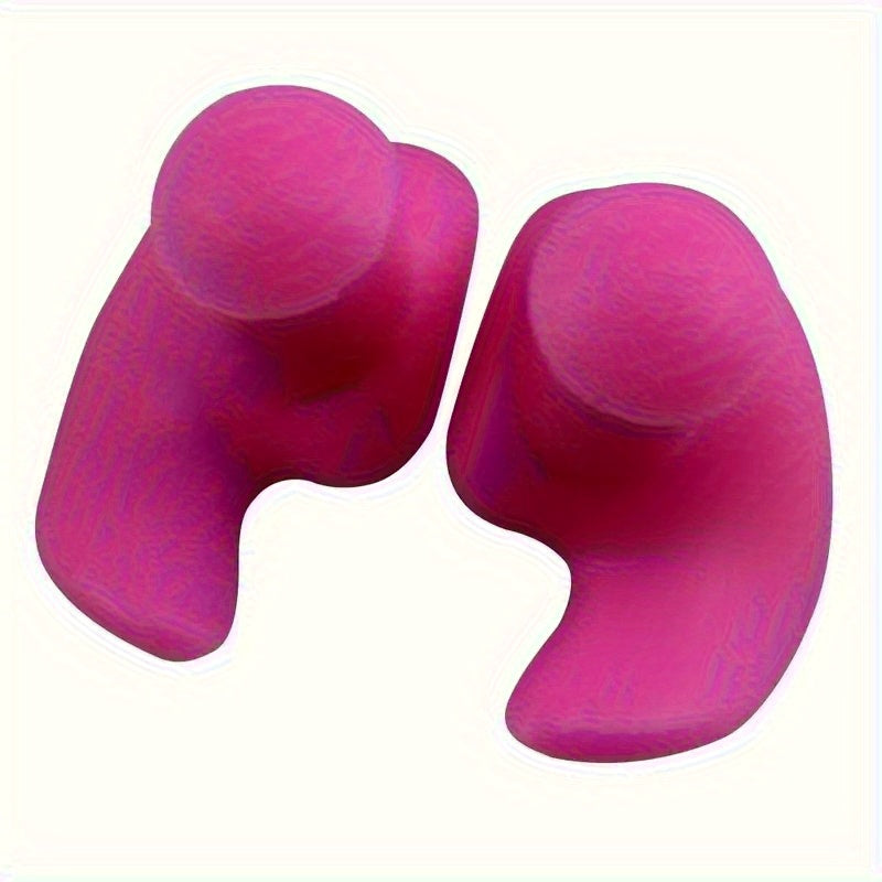 Reusable Silicone Earplugs for Swimming and Sound Blocking