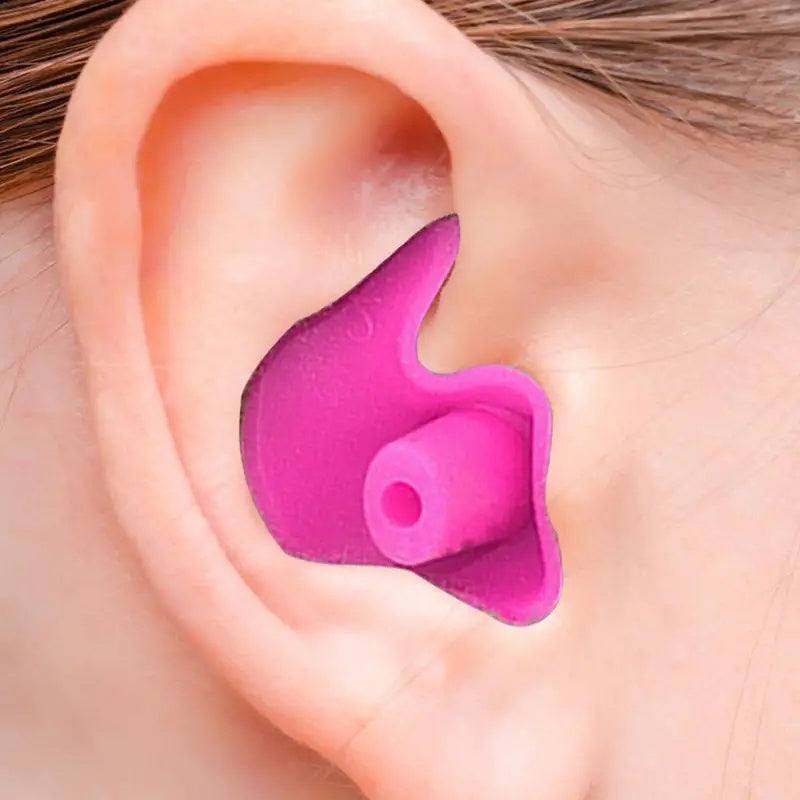 Reusable Silicone Earplugs for Swimming and Sound Blocking
