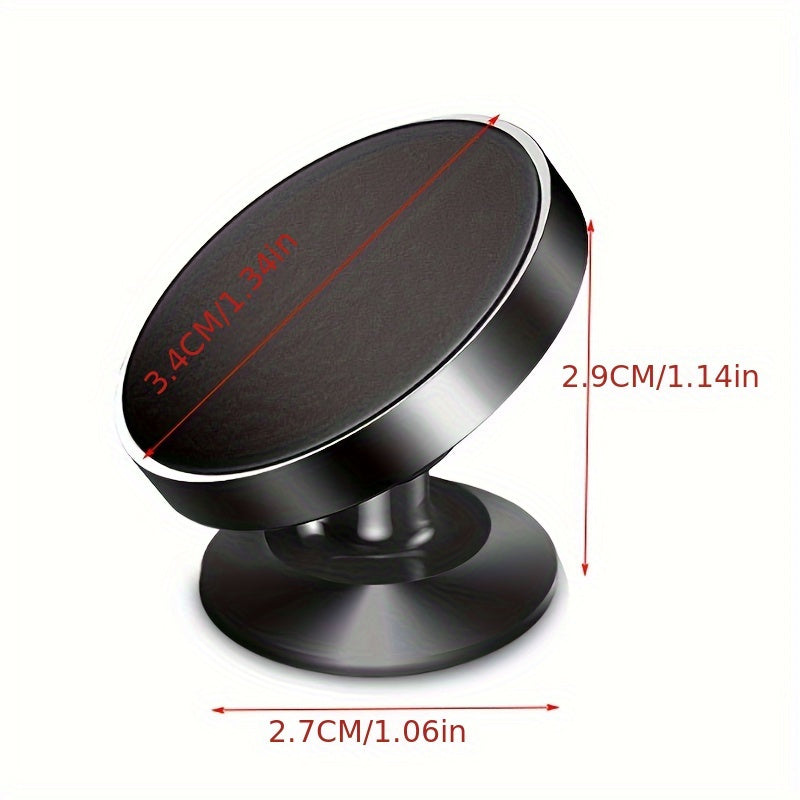 Soporte magnético universal para coche para teléfono en rejilla de ventilación, tablero, negro