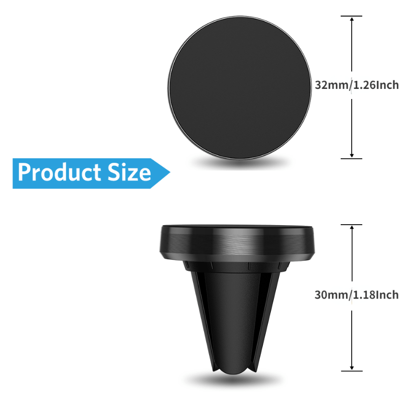 Universal Avtomobil Telefoningiz uchun Havoga O'rnatiladigan Klip Smartfon Qo'ymoq Avtomobil Aksessuarlari