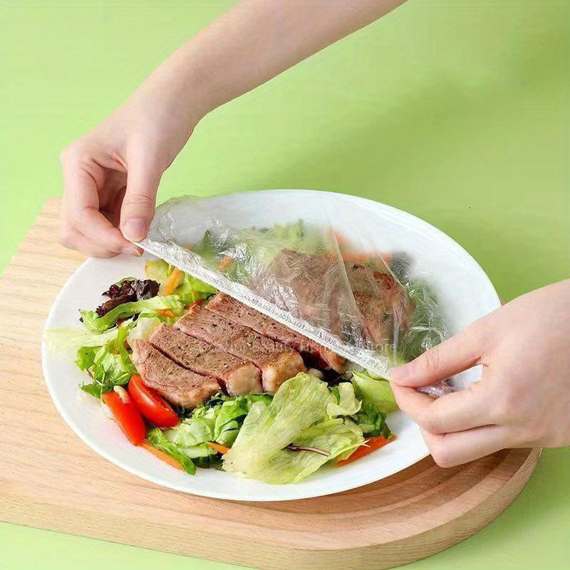 Одноразовые пакеты для хранения продуктов 100 штук, герметичные, герметичные пластиковые для фруктов и овощей