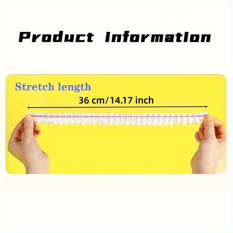 100 Pack Color Plastic Wrap Bowl Covers Food-Grade PE Disposable Food Storage