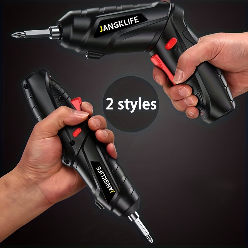 Electric Screwdriver Set 47pcs USB Powered Handheld Plastic Battery-Free