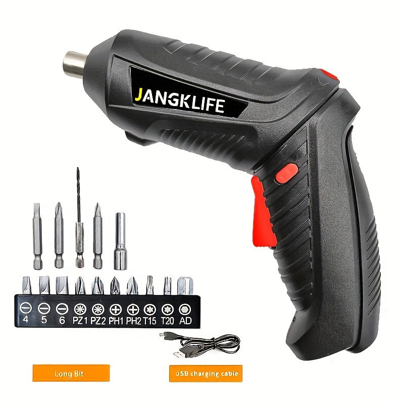 Electric Screwdriver Set 47pcs USB Powered Handheld Plastic Battery-Free