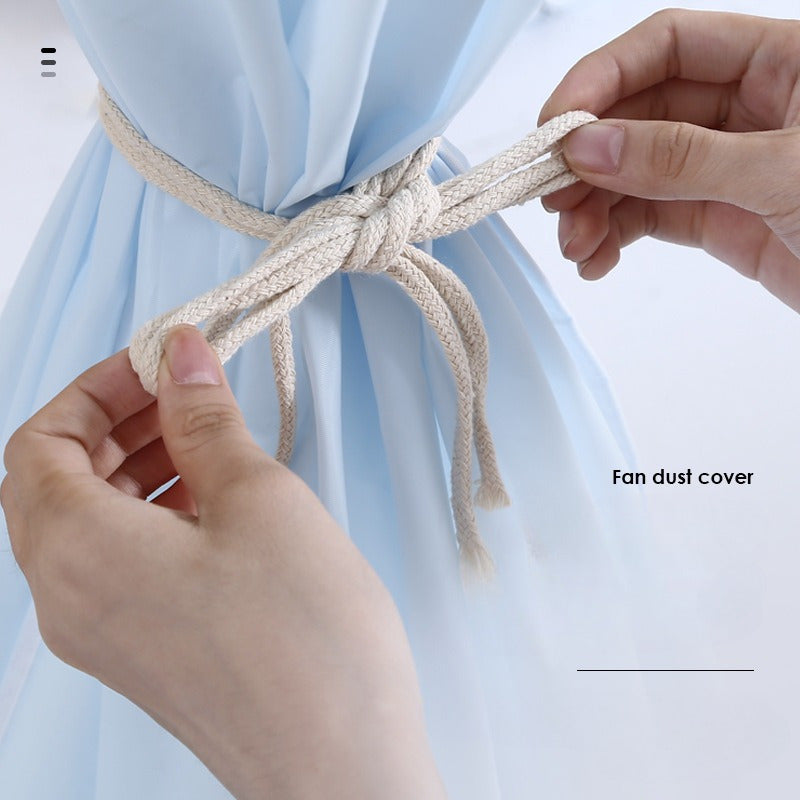 Пылезащитный чехол для напольного вентилятора из пластика, универсальный размер, дизайн с ромашками, влагозащитный