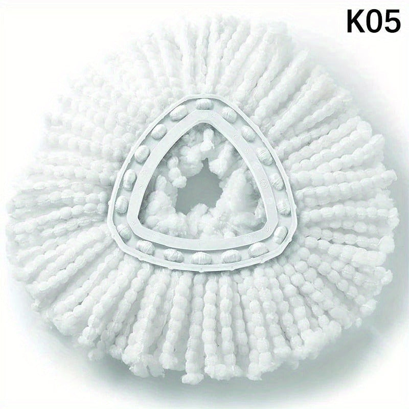 Microfiber Mop Refill Heads for Spin Mops White Floor Cleaning Pack of One
