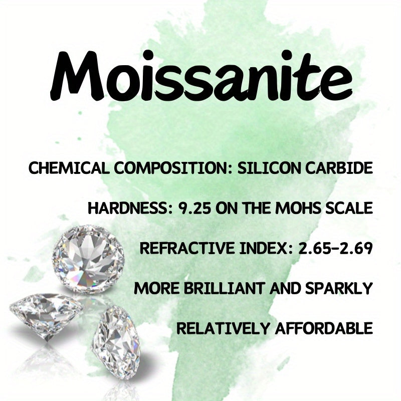 5 Carat Moissanite Ring Sterling Silver 18K Gold Plated Past Flowers Engagement Wedding