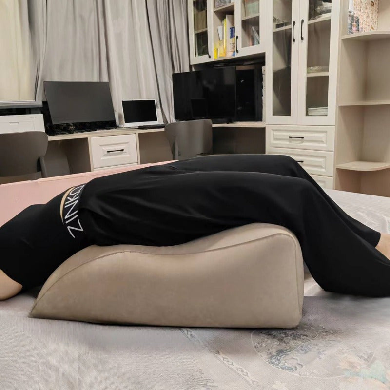 Almohada inflable de soporte para piernas para aliviar el dolor de espalda, fatiga en el embarazo, cojín portátil