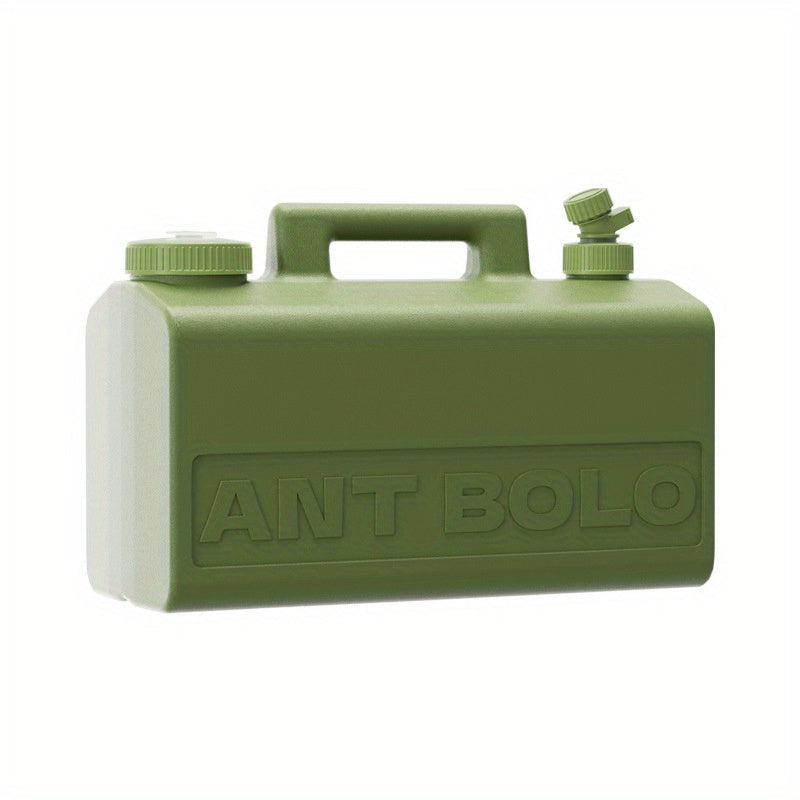 20L Portable Water Container with Faucet, Ergonomic Handle, Sealed Latex Ring