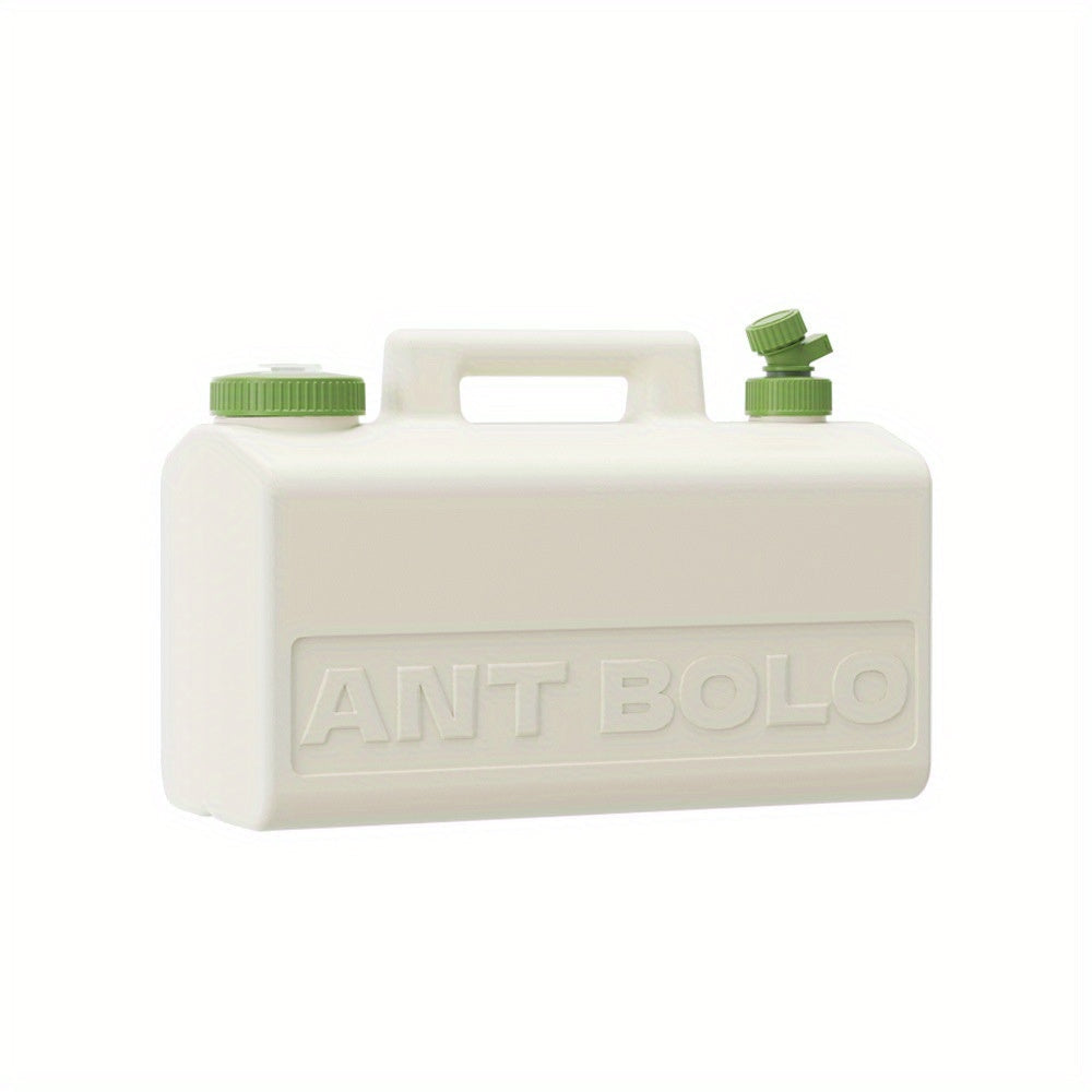 20L Portable Water Container with Faucet, Ergonomic Handle, Sealed Latex Ring