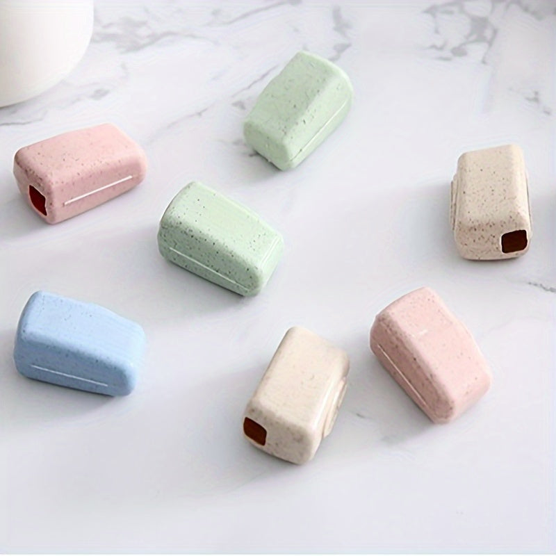 4-Pack Travel Toothbrush Head Covers, Portable Odorless Toothbrush Cases