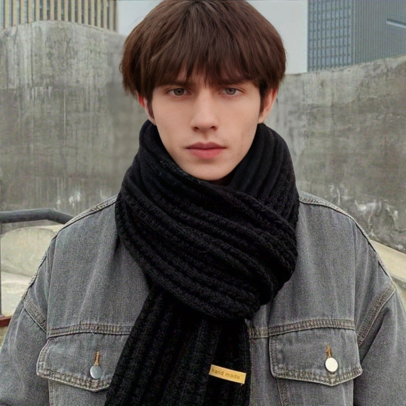 Knit Scarf Cozy Warm Winter Accessory for Men and Women