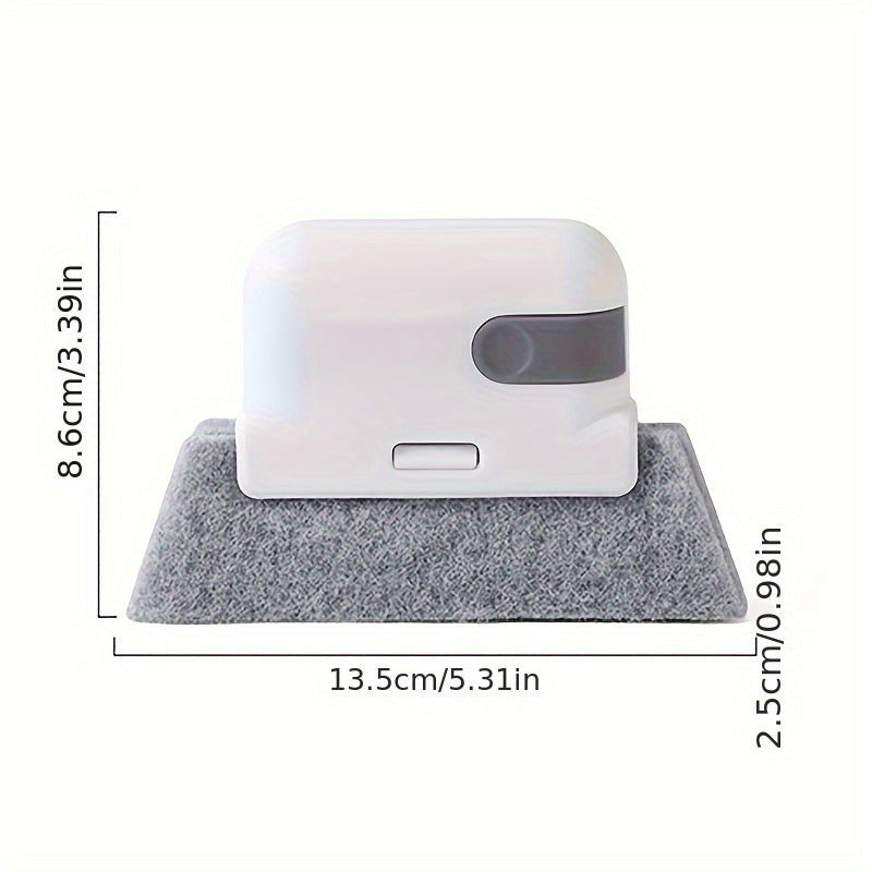 Cepillo de limpieza para riel de ventana y encimera de cocina con estropajo de plástico duradero para espacios estrechos