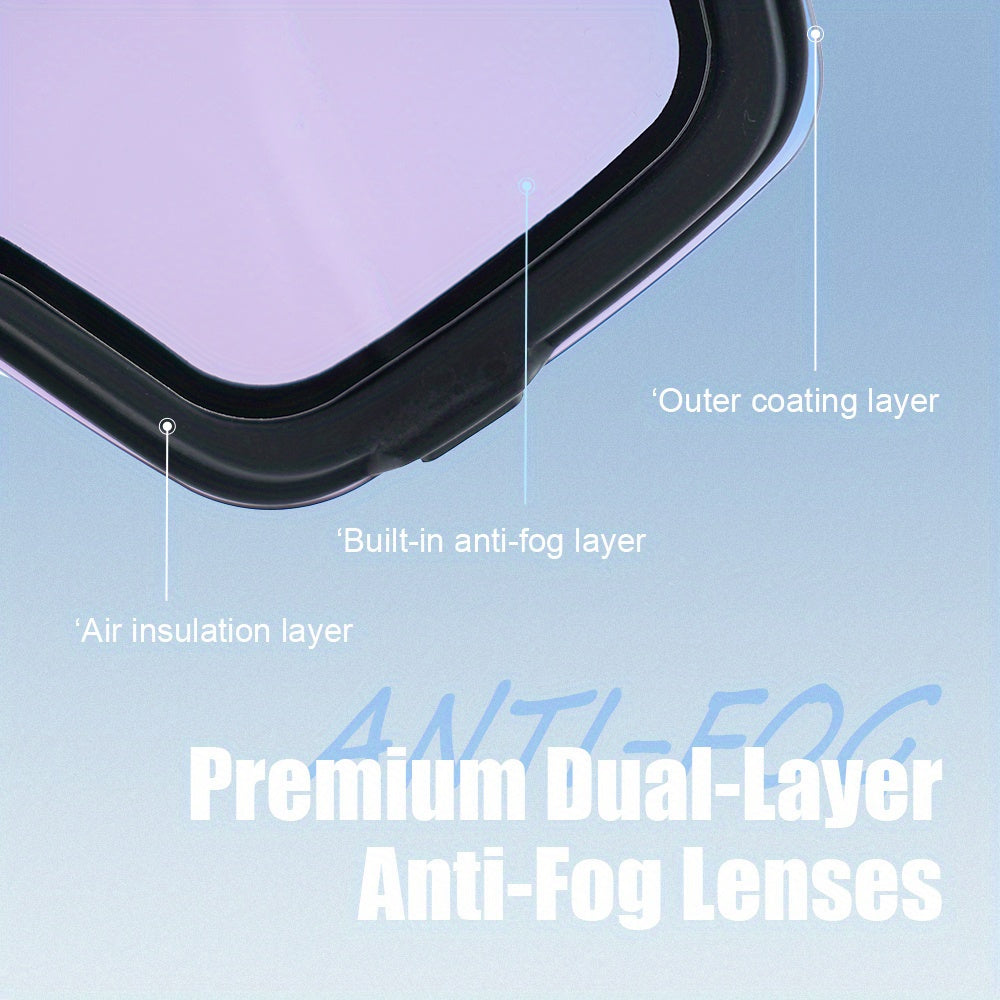 Gafas de esquí antiniebla premium YUEDIO con marco de doble capa magnético para snowboard y esquí