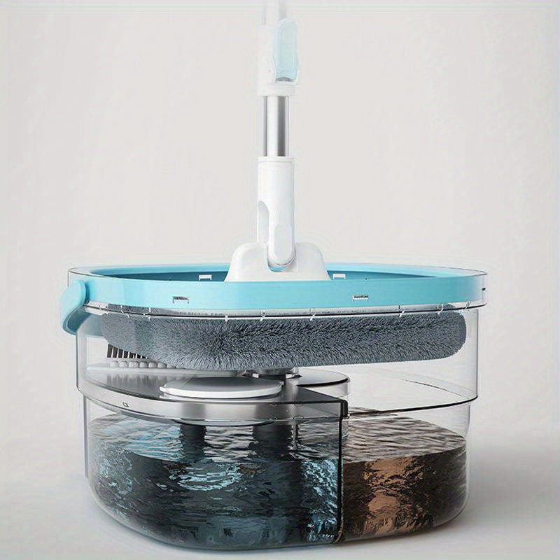Mopa giratoria con cubo, separación automática de agua, herramienta para limpiar suelos