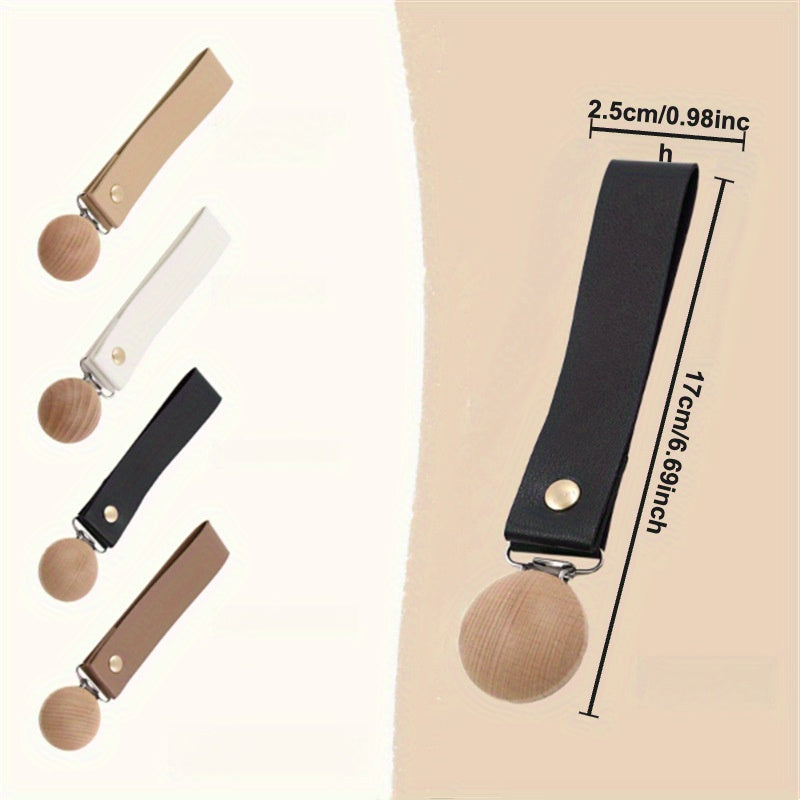 Leather Clip Strap for Bedding, Anti-Lost, Portable, Secure Quilt Clips