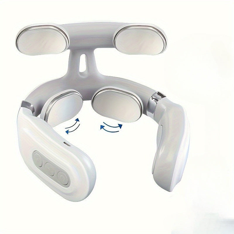 Portable Neck Massager with Rechargeable Lithium Battery for Shoulder and Neck Relief