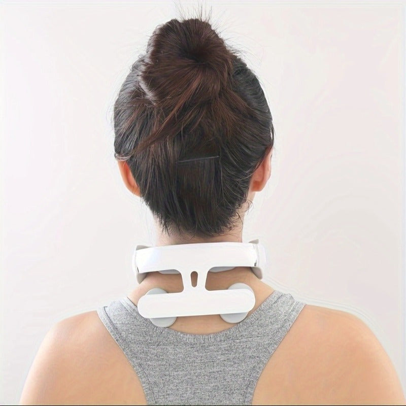 Portable Neck Massager with Rechargeable Lithium Battery for Shoulder and Neck Relief