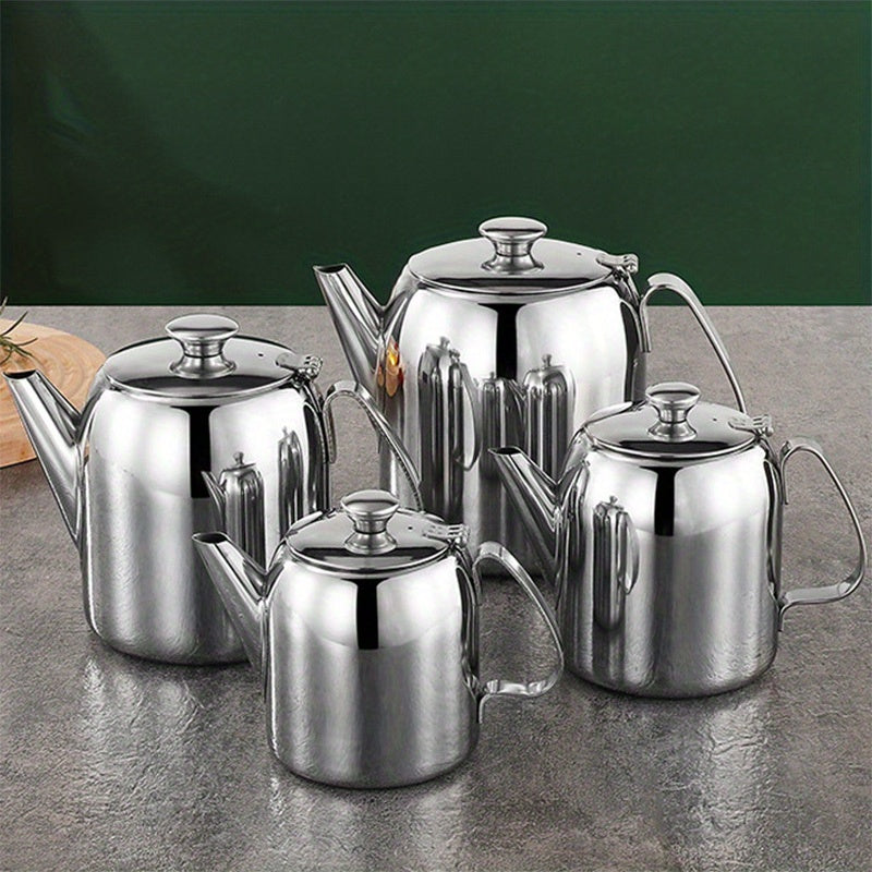 Stainless Steel Teapot Set 4 Sizes 0.5L-2L Gas Stove Induction Use
