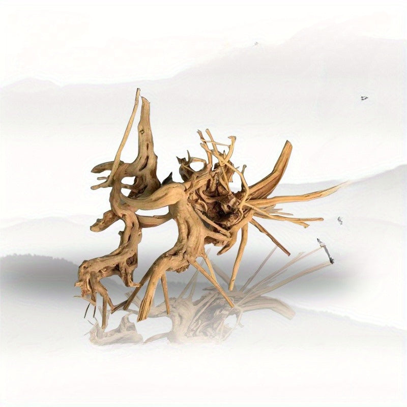 3-Piece Natural Rhododendron Root Aquarium Decor Real Wood Fish Tank Accessories