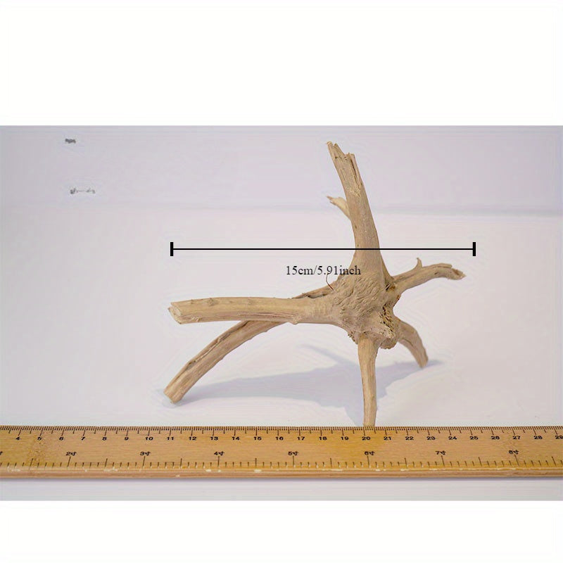 3-Piece Natural Rhododendron Root Aquarium Decor Real Wood Fish Tank Accessories