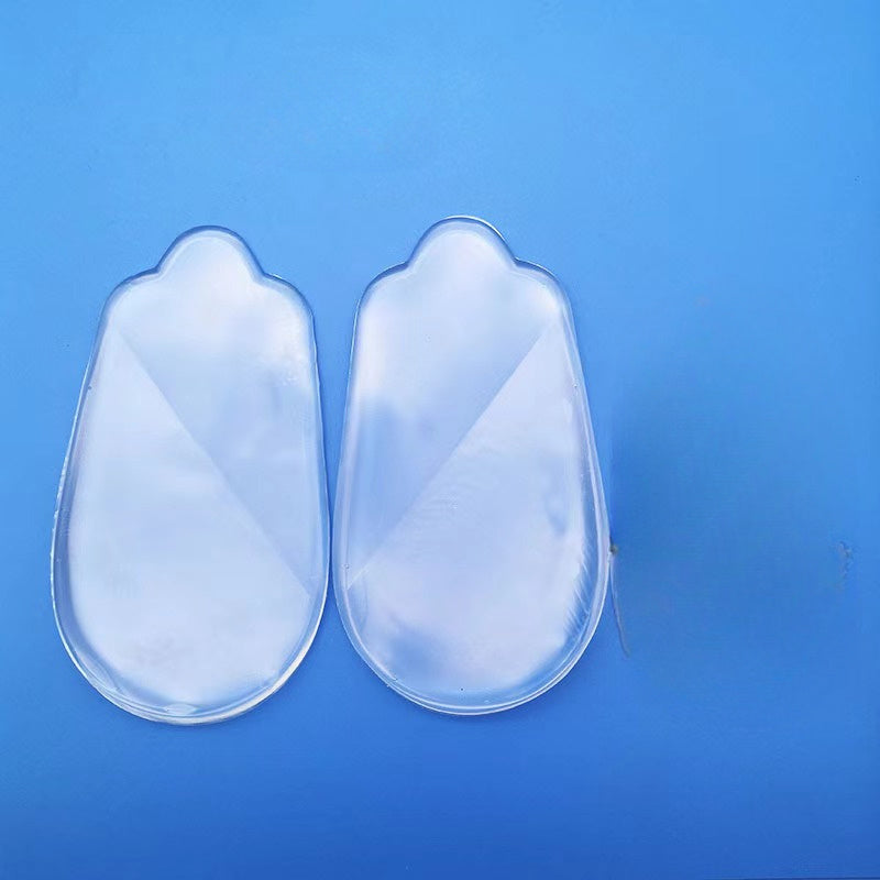 Transparent Silicone Heel Pads for Shoes Two Pairs