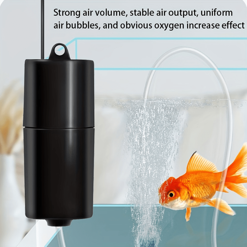 Mini USB Aquarium Air Pump with Hose and Air Stone for Fish Tanks and Outdoor Fishing