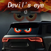 2pcs LED Car Lights USB Powered No Wiring Flex Display Red Yellow