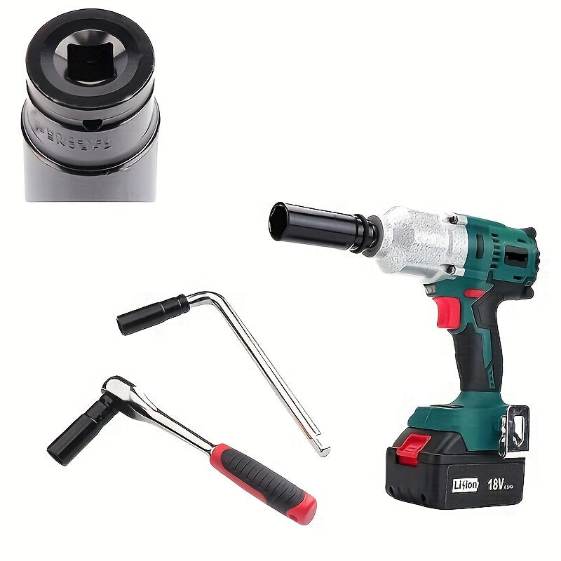 11Pcs 1/2 Inch Impact Socket Set Carbon Steel Auto Repair with Storage Case