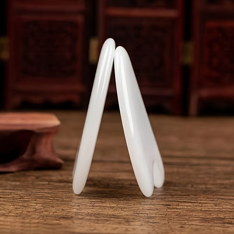 Half Size Jade Gua Sha Board for Face and Body Massage Anti-Aging Slimming Tool