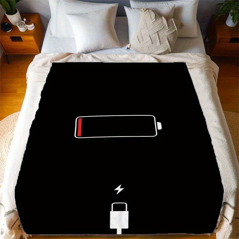 Trendy Flannel Throw Blanket Soft Versatile for Year-Round Comfort Gift