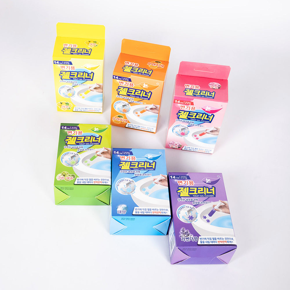 FreshWave Guli Hidli Tualet Jeli Tozalovchi Qalam Refill Keramika Yuzalari Uchun - 6 Ta Ta'm bilan Natriy Bikarbonati - Asosiy Uy Tozalash Aksessuari