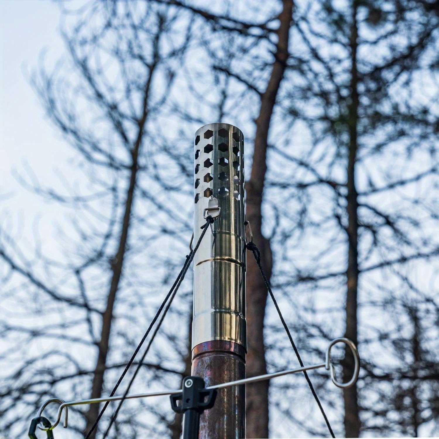 Set of 2 Stainless Steel Stove Pipe Adapters 5.99cm Female Flue Connectors