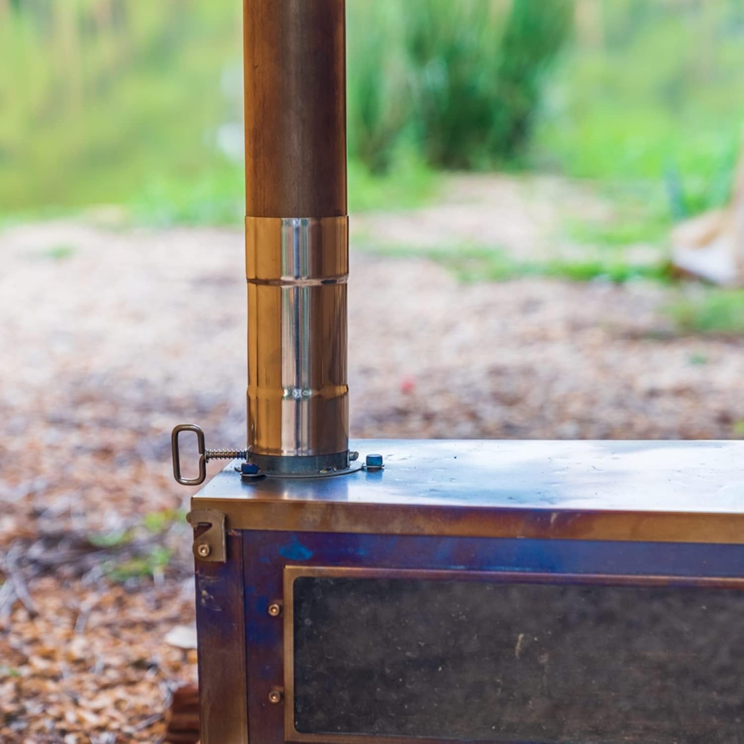 Set of 2 Stainless Steel Stove Pipe Adapters 5.99cm Female Flue Connectors