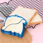 Cortador de sándwiches de plástico en forma de dinosaurio para sándwiches, divertido utensilio de cocina, regalo