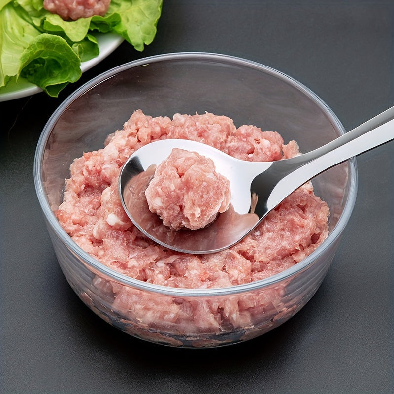 Stainless Steel Meatball Maker Spoon Long Handle Nonstick Food-Safe Kitchen Tool
