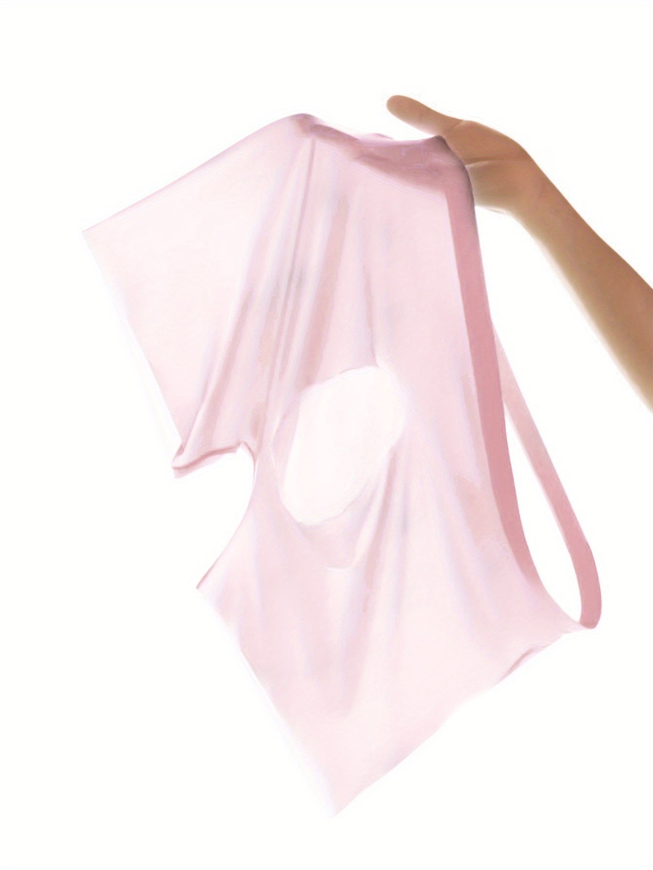 Men's Seamless Solid Color Semi-Transparent Boxers 6 Pack Breathable Lightweight Stretch